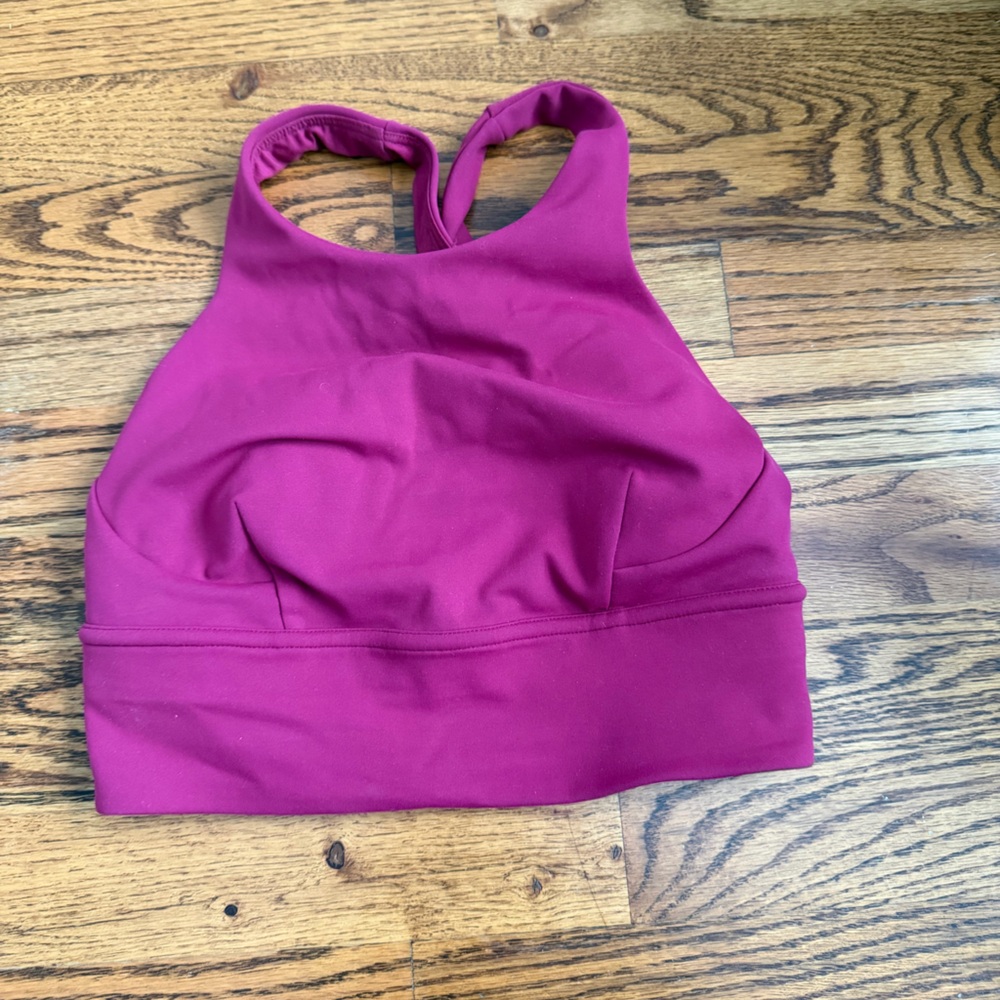 Lululemon Magenta Racerback Sports Bra